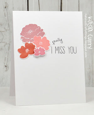 Avery Elle - HANDWRITTEN NOTES -  Clear Photopolymer Stamps