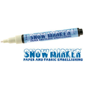 Uchida - Puffable SNOW MARKER 3mm - Hallmark Scrapbook - 2