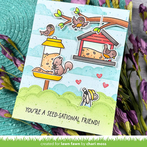 Lawn Fawn - BACKYARD BIRD FEEDER ADD-ON - Stamps Set