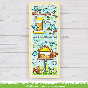Lawn Fawn - BACKYARD BIRD FEEDER - Stamps Set