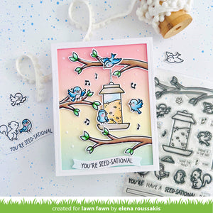 Lawn Fawn - BACKYARD BIRD FEEDER - Stamps Set