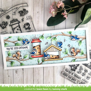 Lawn Fawn - BACKYARD BIRD FEEDER ADD-ON - Stamps Set