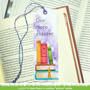 Lawn Fawn - STITCHED BOOKMARK - Dies set