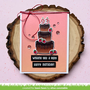 Lawn Fawn - CAKE IT EASY ADD-ON - Stamps Set