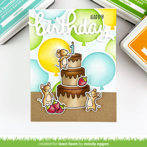 Lawn Fawn - CAKE IT EASY ADD-ON - Stamps Set