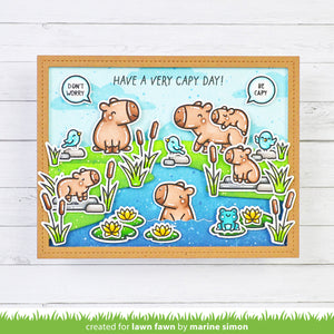 Lawn Fawn - CAPYBARAS! ADD-ON - Stamps Set