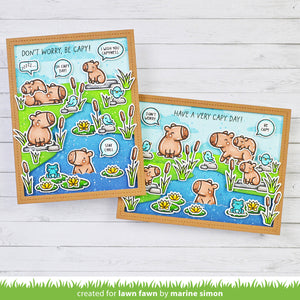 Lawn Fawn - CAPYBARAS! - Stamps Set