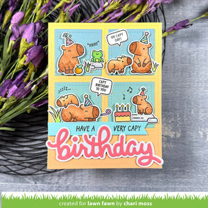 Lawn Fawn - CAPYBARAS! ADD-ON - Stamps Set