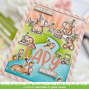 Lawn Fawn - CAPYBARAS! - Stamps Set