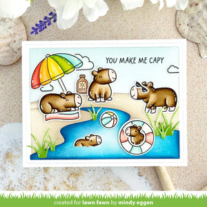 Lawn Fawn - CAPYBARAS! - Stamps Set