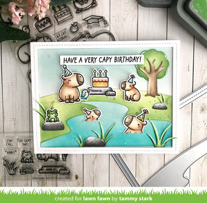 Lawn Fawn - CAPYBARAS! ADD-ON - Stamps Set