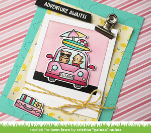 Lawn Fawn - Car Critters ROAD TRIP Add-On - Stamps set