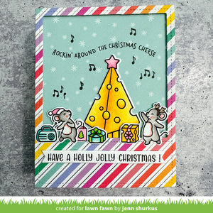 Lawn Fawn - CHEESY CHRISTMAS Add-On - Stamps Set