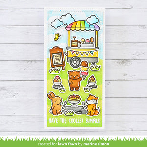 Lawn Fawn - TREAT CART Coloring Stencils - Lawn Clippings - Stencil Set