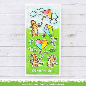 Lawn Fawn - WHOOSH, KITES! Coloring Stencils - Lawn Clippings - Stencil Set