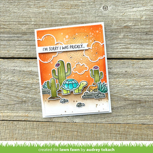 Lawn Fawn - CRITTERS I THE DESERT Coloring Stencils - Lawn Clippings - Stencil Set