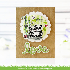 Lawn Fawn - I HEART PANDAS - Stamps Set