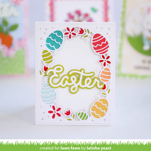 Lawn Fawn - Scripty EASTER OUTLINE - Add-On Die