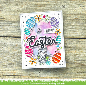 Lawn Fawn - Scripty EASTER OUTLINE - Add-On Die