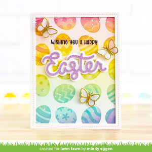 Lawn Fawn - Scripty EASTER OUTLINE - Add-On Die