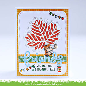 Lawn Fawn - Ta-Da! Diorama! MAPLE LEAF Window Add-On - Die