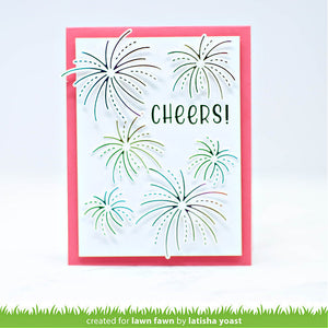 Lawn Fawn - FIREWORKS - Hot Foil Plate