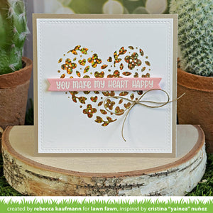 Lawn Fawn - Henry's Build a Sentiment: LOVE - Stamps Set