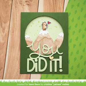 Lawn Fawn - Giant YOU DID IT - Die