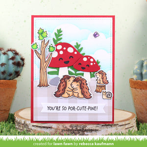 Lawn Fawn - PORCU-PINE FOR YOU - Stamps set