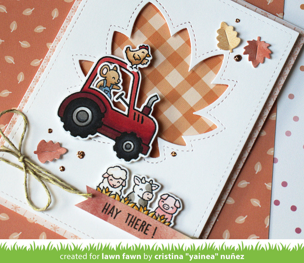 Hay There Fall Lawn Fawn - HAY THERE, HAYRIDES! - Stamps set – Hallmark Scrapbook