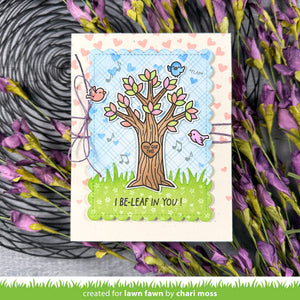 Lawn Fawn - HEART TREE - Stamps Set