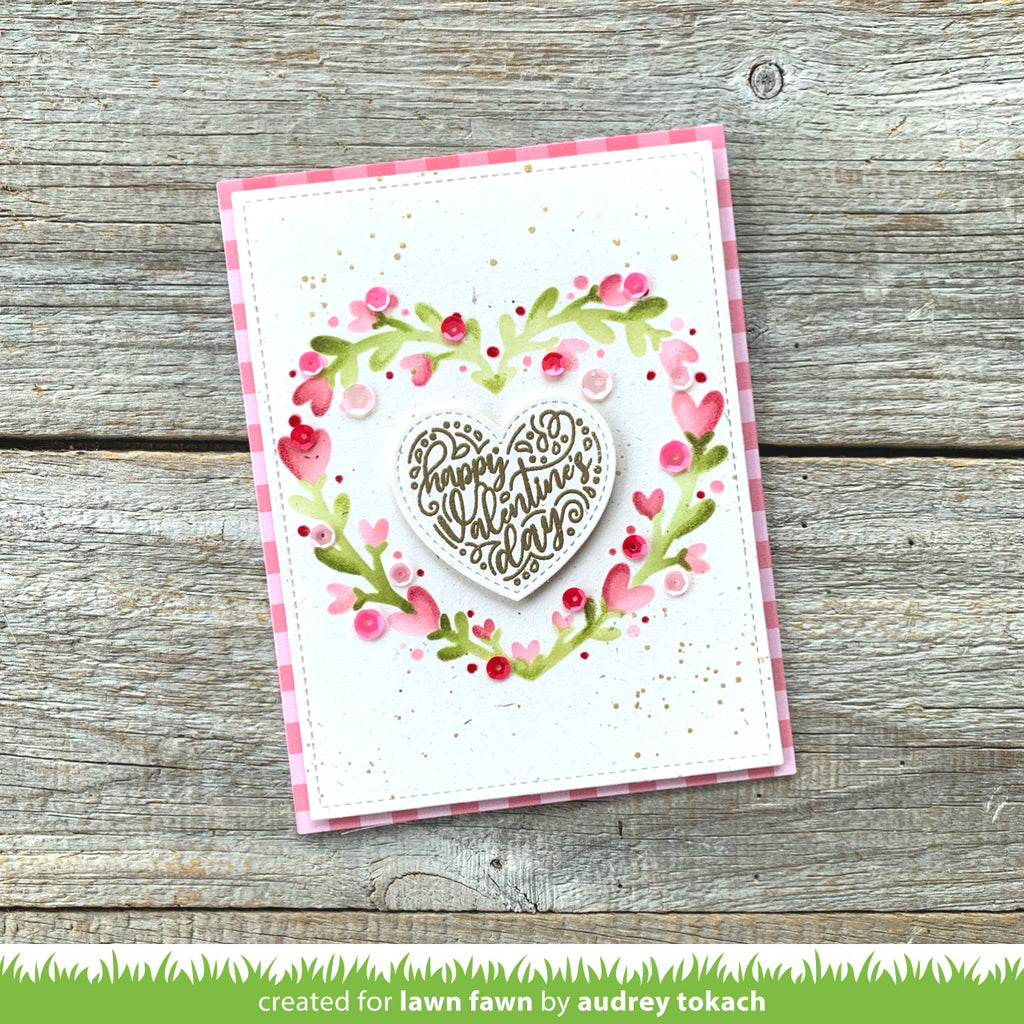 Lawn Fawn - ALL MY HEART - Stamps Set