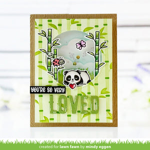 Lawn Fawn - Henry's Build a Sentiment: LOVE - Stamps Set