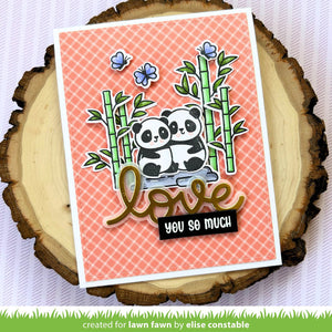 Lawn Fawn - I HEART PANDAS - Stamps Set