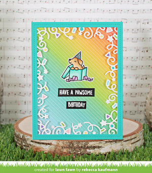 Lawn Fawn - PAWSOME BIRTHDAY - Stamps set