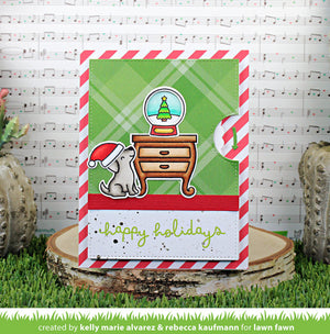 Lawn Fawn - Little Snow Globe: DOG - Stamps Set