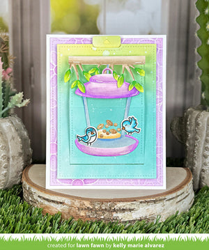 Lawn Fawn - BACKYARD BIRD FEEDER - Stamps Set