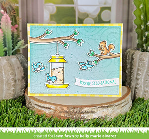 Lawn Fawn - BACKYARD BIRD FEEDER - Stamps Set