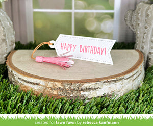 Lawn Fawn - TASSEL TAG Dies set