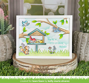 Lawn Fawn - TREE BRANCHES Backdrop: Landscape - Dies Set