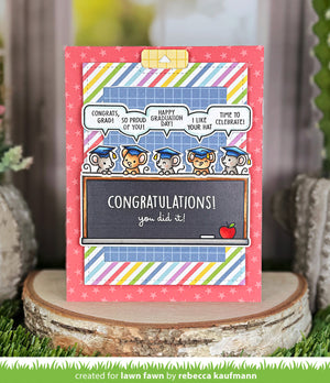 Lawn Fawn - SIMPLY CELEBRATE GRADUATION - Stamps Set