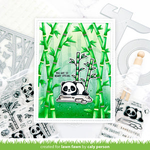 Lawn Fawn - BAMBOO FOREST Backdrop: Portrait - Dies Set