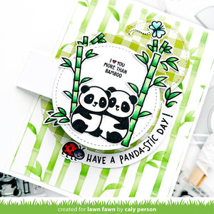 Lawn Fawn - BAMBOO Background - Lawn Clippings - 3pc Stencil Set