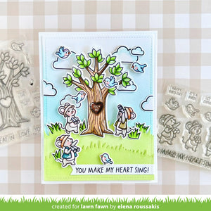 Lawn Fawn - HEART TREE - Stamps Set