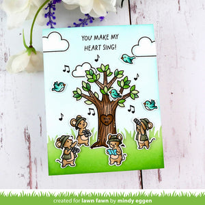 Lawn Fawn - HEART TREE - Stamps Set