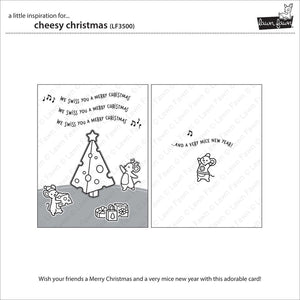 Lawn Fawn - CHEESY CHRISTMAS - Stamps set