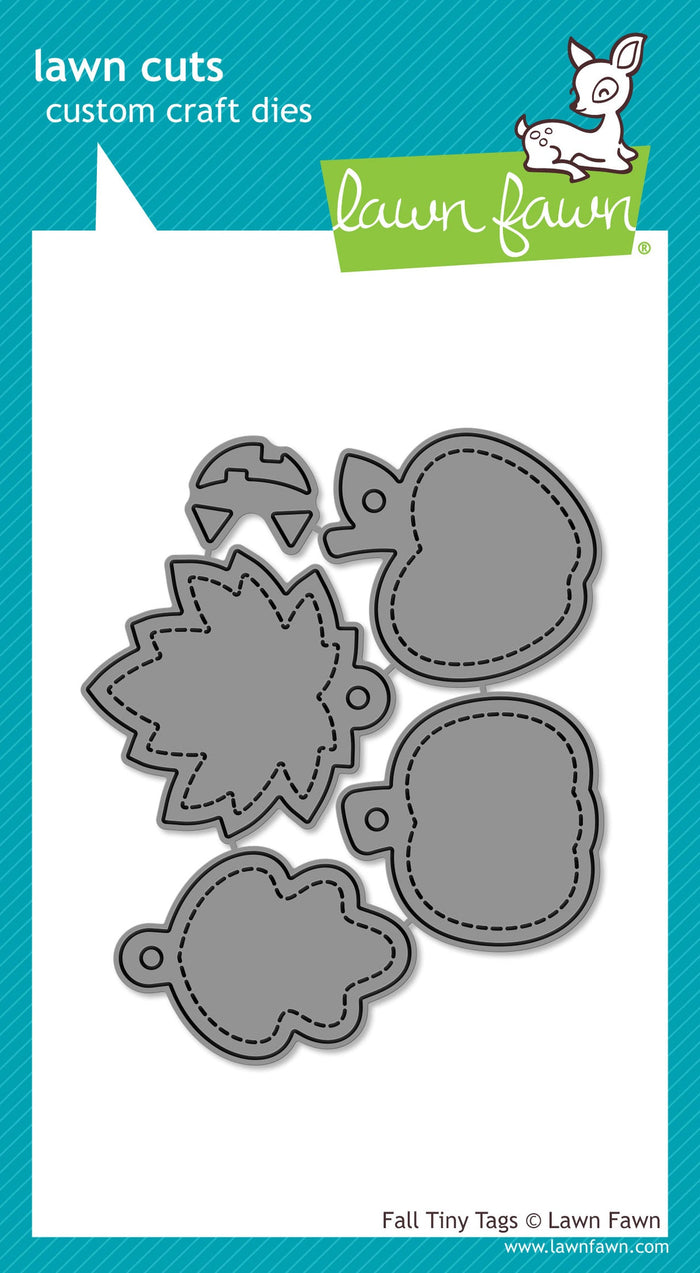 Lawn Fawn - FALL TINY TAGS - Dies set