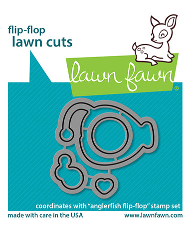 Lawn Fawn - ANGLERFISH Flip-Flop - Dies set