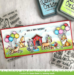 Lawn Fawn - YAPPY BIRTHDAY Add-On - Stamps set