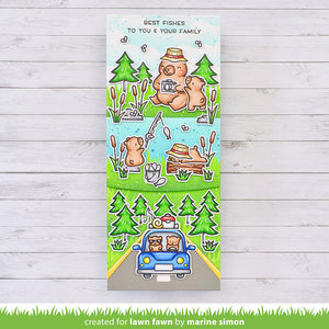 Lawn Fawn - Car Critters ROAD TRIP Add-On - Stamps set